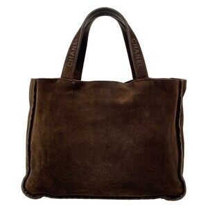 Chanel Brown Suede Tote Bag #311837C81B